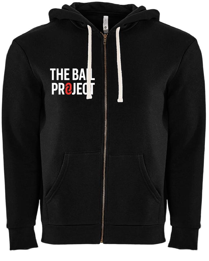 The Bail Project Stacked Logo Zip Up Hoodie
